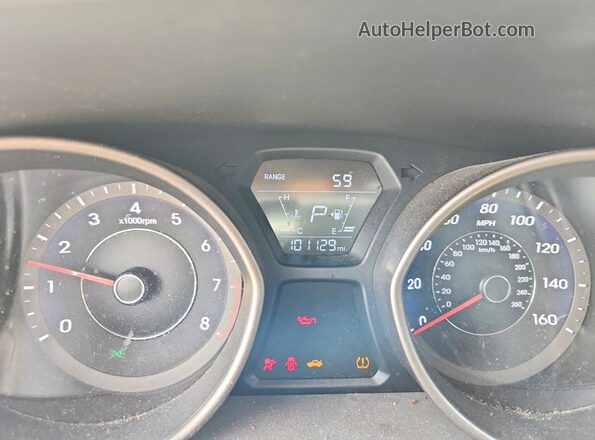 5NPDH4AE8GH683624 2016 HYUNDAI ELANTRA Silver Vista del cuadro de instrumentos