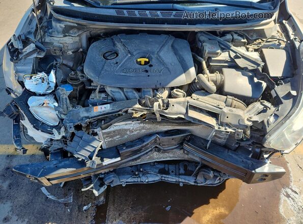 5NPDH4AE8GH686278 2016 HYUNDAI ELANTRA Tan Vista interior trasera