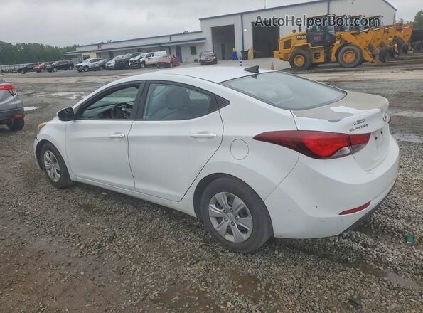 5NPDH4AE8GH692081 2016 HYUNDAI ELANTRA Белый Задняя левая четверть