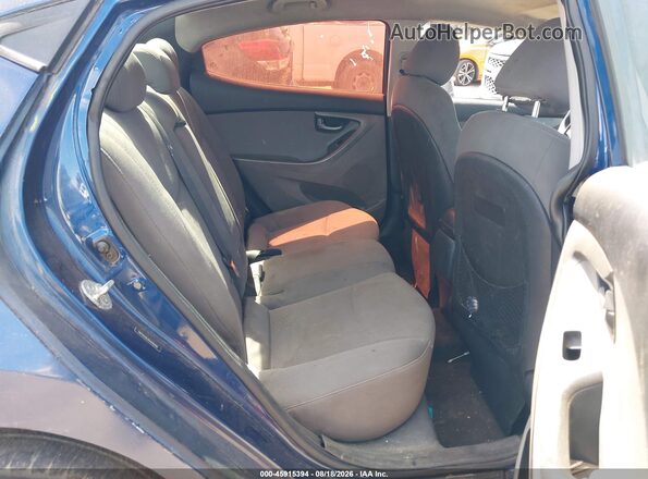 5NPDH4AE8GH698480 2016 HYUNDAI ELANTRA Blue Вид наклейки з VIN-кодом