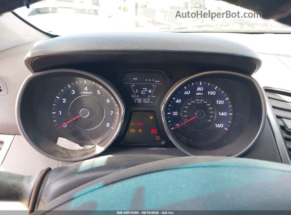 5NPDH4AE8GH698480 2016 HYUNDAI ELANTRA Blue Вид задніх сидінь