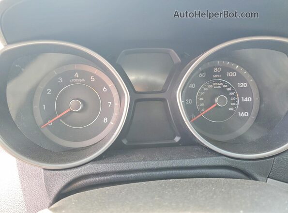 5NPDH4AE8GH711938 2016 HYUNDAI ELANTRA Black Instrument cluster view