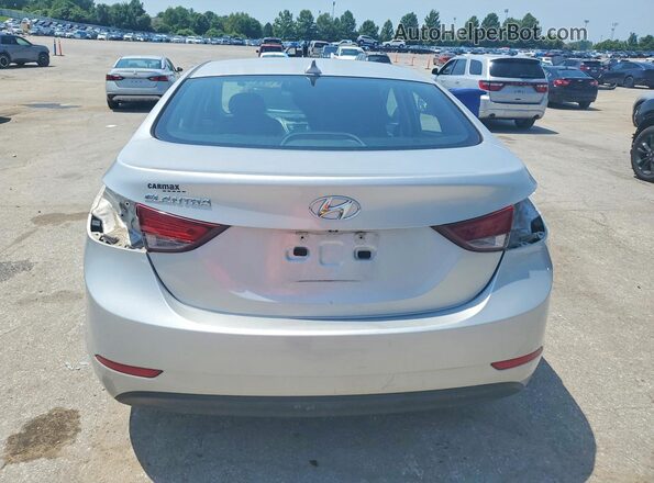 5NPDH4AE8GH734331 2016 HYUNDAI ELANTRA Gray Vista trasera