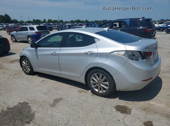 5NPDH4AE8GH734331 2016 HYUNDAI ELANTRA Gray Trasero izquierdo
