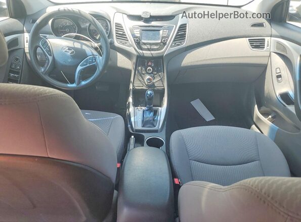 5NPDH4AE8GH734331 2016 HYUNDAI ELANTRA Gray Vista del salpicadero