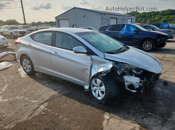 5NPDH4AE8GH737309 2016 HYUNDAI ELANTRA Silver Առջևի աջ