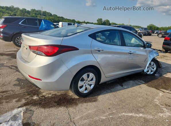 5NPDH4AE8GH737309 2016 HYUNDAI ELANTRA Silver Հետևի աջ