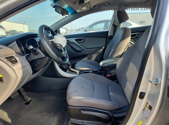 5NPDH4AE8GH737309 2016 HYUNDAI ELANTRA Silver Սալոնի դիմացի տեսք