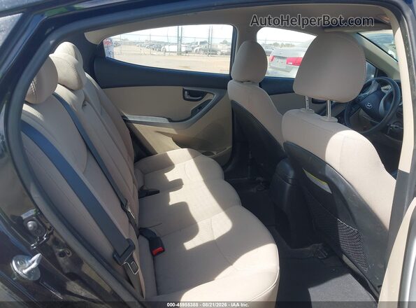 5NPDH4AE8GH753588 2016 HYUNDAI ELANTRA Black Вид наклейки з VIN-кодом