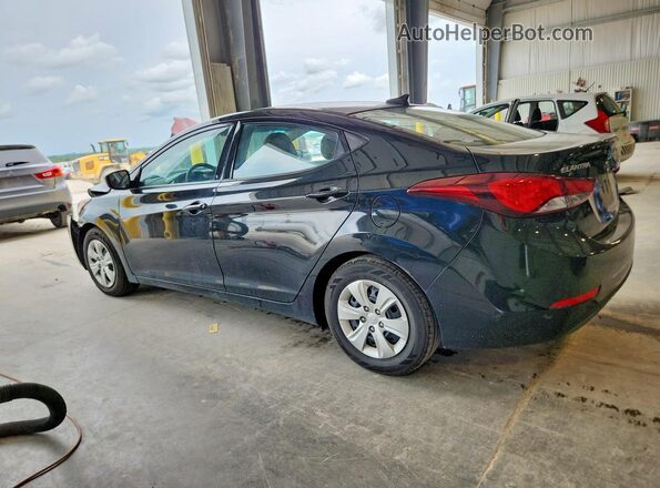 5NPDH4AE8GH762856 2016 HYUNDAI ELANTRA Charcoal Rear left
