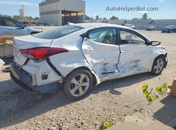 5NPDH4AE8GH764798 2016 HYUNDAI ELANTRA White Задня права чверть