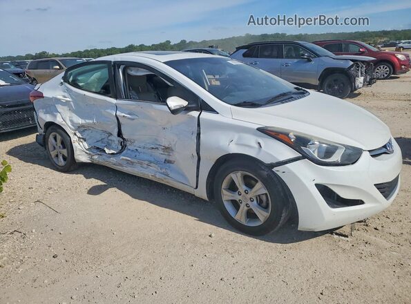 5NPDH4AE8GH764798 2016 HYUNDAI ELANTRA White Передня права чверть