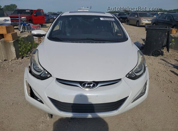 5NPDH4AE8GH764798 2016 HYUNDAI ELANTRA White Вид спереду