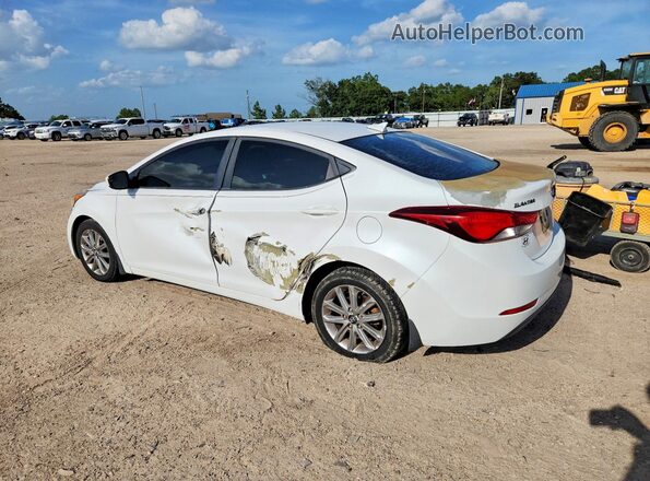 5NPDH4AE9GH657260 2016 HYUNDAI ELANTRA White Հետևի ձախ