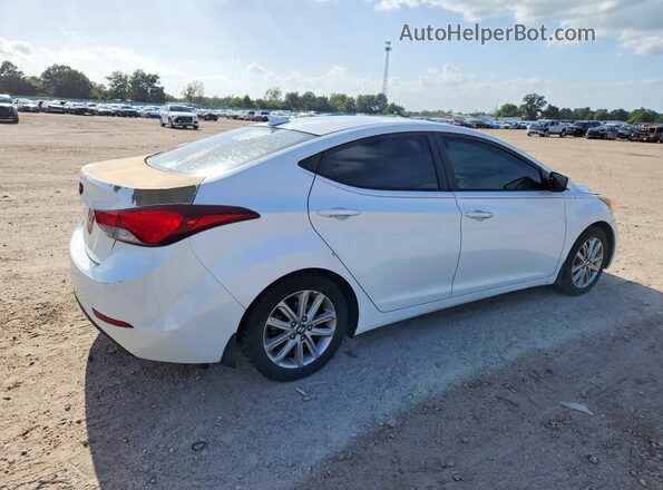 5NPDH4AE9GH657260 2016 HYUNDAI ELANTRA White Հետևի աջ