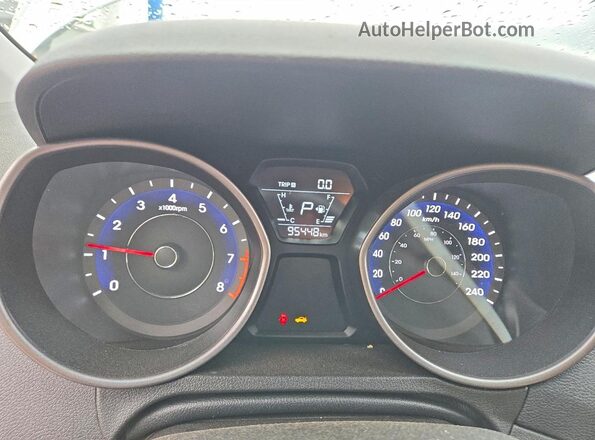 5NPDH4AE9GH663141 2016 HYUNDAI ELANTRA Silver Vista del cuadro de instrumentos