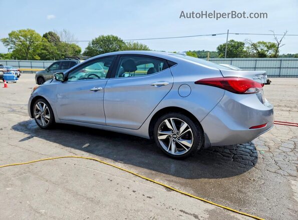 5NPDH4AE9GH694499 2016 HYUNDAI ELANTRA Silver Rear left