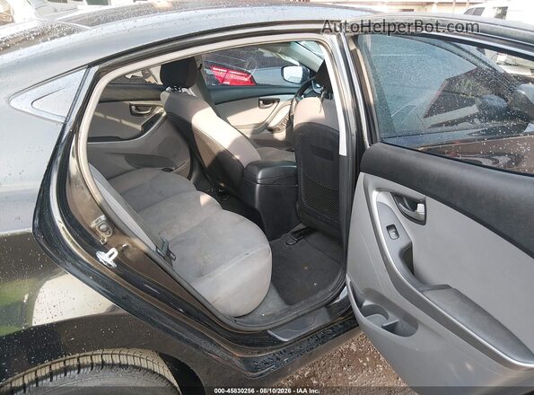 5NPDH4AE9GH706439 2016 HYUNDAI ELANTRA Black Widok naklejki z numerem VIN