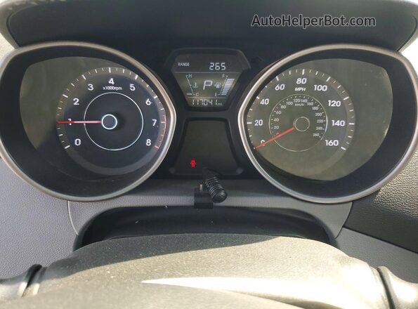 5NPDH4AE9GH709454 2016 HYUNDAI ELANTRA White Instrument cluster view