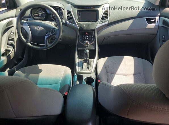 5NPDH4AE9GH709454 2016 HYUNDAI ELANTRA White Dashboard view