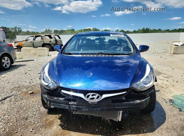 5NPDH4AE9GH737786 2016 HYUNDAI ELANTRA Синий Вид спереди