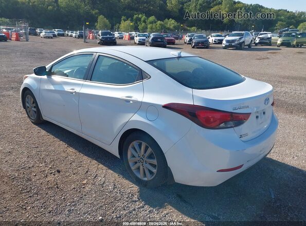 5NPDH4AE9GH745547 2016 HYUNDAI ELANTRA White Rear left