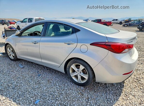 5NPDH4AE9GH763417 2016 HYUNDAI ELANTRA Silver უკანა მარცხენა