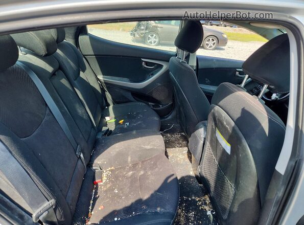 5NPDH4AE9GH763417 2016 HYUNDAI ELANTRA Silver უკანა სავარძლების ხედი