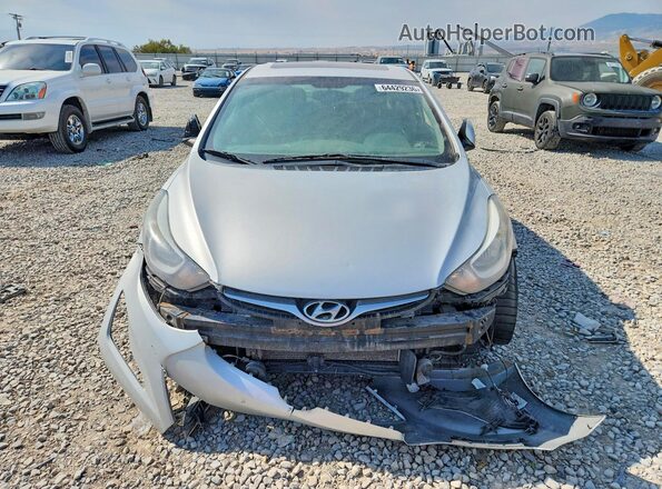 5NPDH4AE9GH763417 2016 HYUNDAI ELANTRA Silver წინა ხედი
