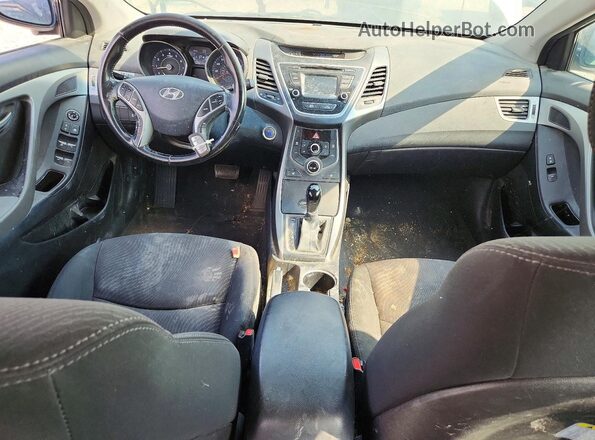 5NPDH4AE9GH763417 2016 HYUNDAI ELANTRA Silver წინა პანელის ხედი