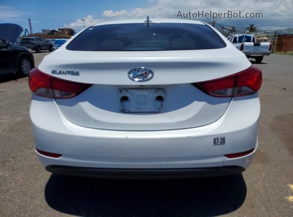 5NPDH4AE9GH769105 2016 HYUNDAI ELANTRA White Rear view