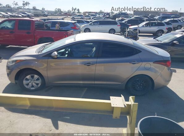 5NPDH4AE9GH773266 2016 HYUNDAI ELANTRA Коричневый 