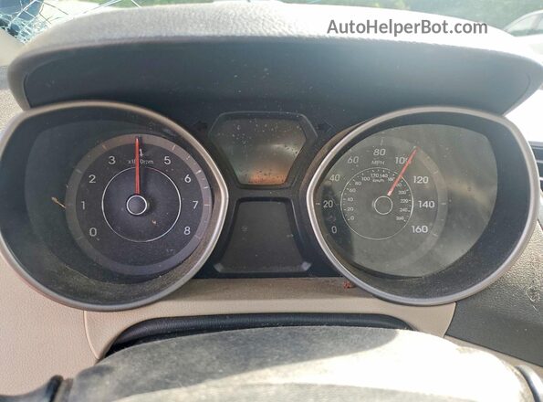 5NPDH4AE9GH789452 2016 HYUNDAI ELANTRA Blue Instrument cluster view