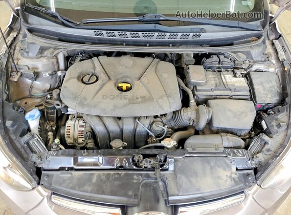 5NPDH4AE9GH789497 2016 HYUNDAI ELANTRA Beige Vista interior trasera