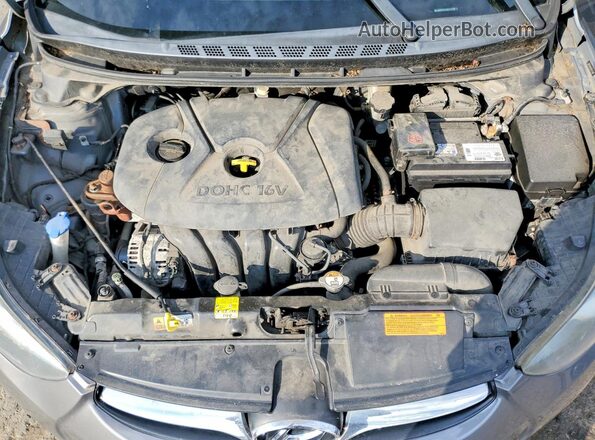 5NPDH4AEXDH317028 2024 HYUNDAI ELANTRA Gray Սալոնի հետևի տեսք