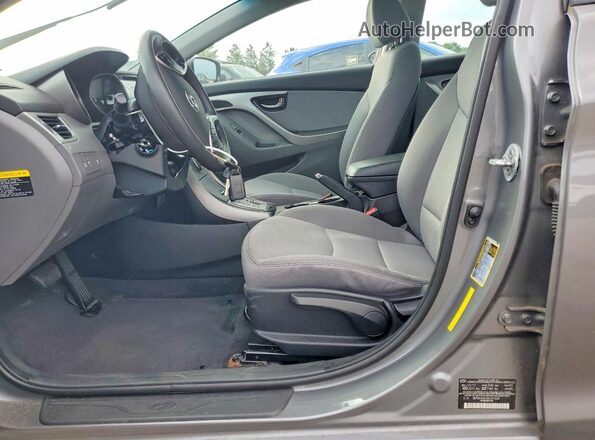5NPDH4AEXDH317028 2024 HYUNDAI ELANTRA Gray Սալոնի դիմացի տեսք