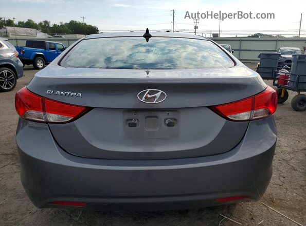 5NPDH4AEXDH317028 2024 HYUNDAI ELANTRA Gray Հետևի տեսք