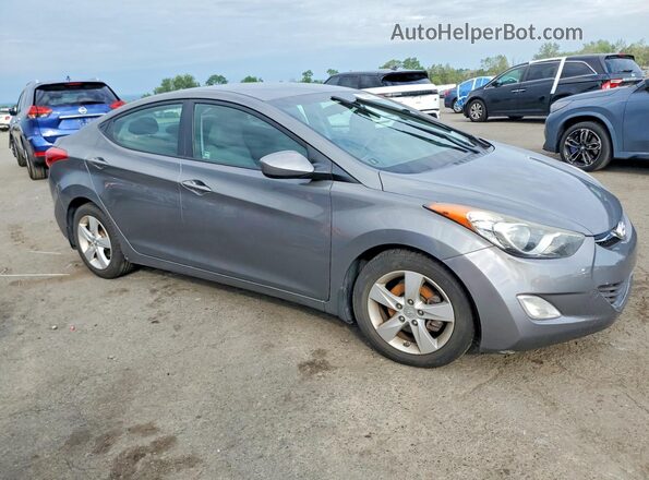 5NPDH4AEXDH317028 2024 HYUNDAI ELANTRA Gray Առջևի աջ