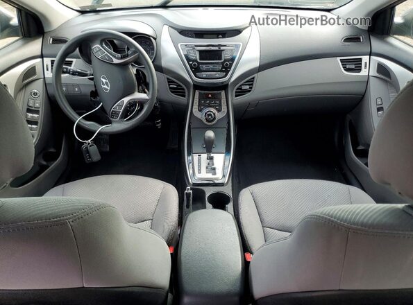 5NPDH4AEXDH317028 2024 HYUNDAI ELANTRA Gray Առջևի վահանակի տեսք