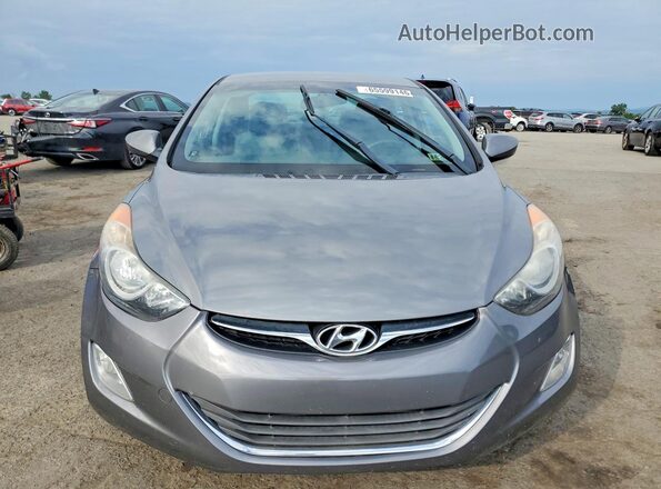 5NPDH4AEXDH317028 2024 HYUNDAI ELANTRA Gray Դիմացի տեսք