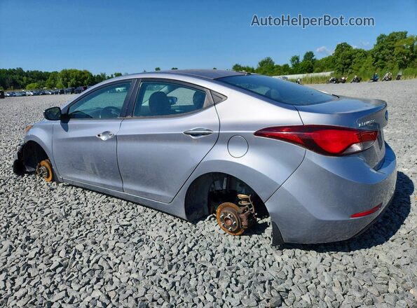 5NPDH4AEXGH660877 2016 HYUNDAI ELANTRA Silver უკანა მარცხენა