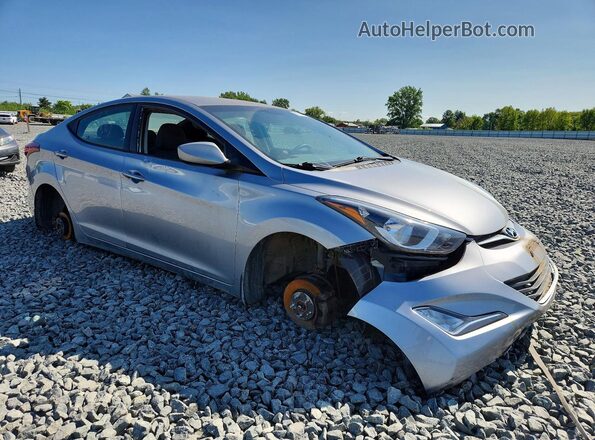 5NPDH4AEXGH660877 2016 HYUNDAI ELANTRA Silver წინა მარჯვენა