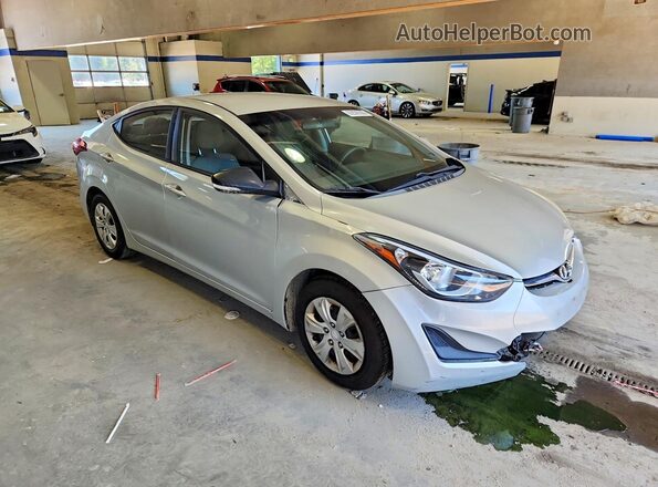 5NPDH4AEXGH670809 2016 HYUNDAI ELANTRA Silver Առջևի աջ