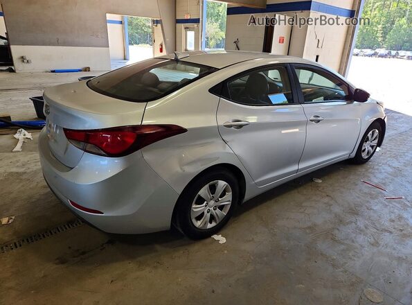 5NPDH4AEXGH670809 2016 HYUNDAI ELANTRA Silver Հետևի աջ
