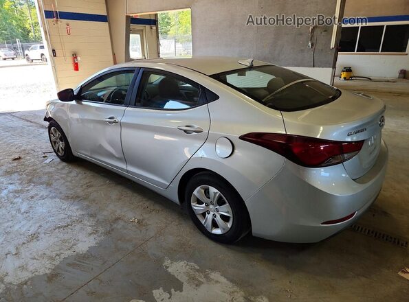 5NPDH4AEXGH670809 2016 HYUNDAI ELANTRA Silver Հետևի ձախ