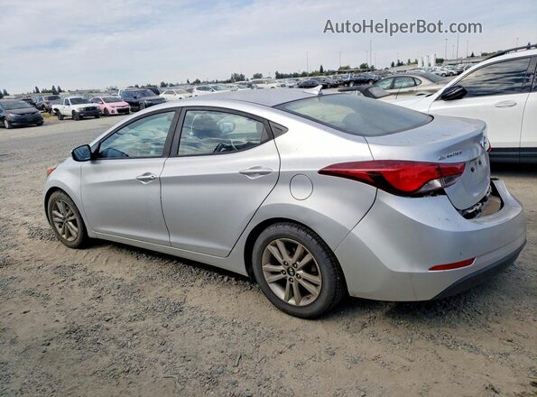 5NPDH4AEXGH695886 2016 HYUNDAI ELANTRA Silver Trasero izquierdo