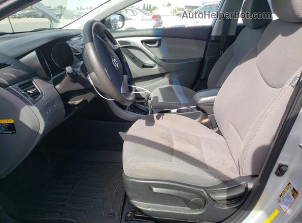 5NPDH4AEXGH695886 2016 HYUNDAI ELANTRA Silver Vista interior delantera