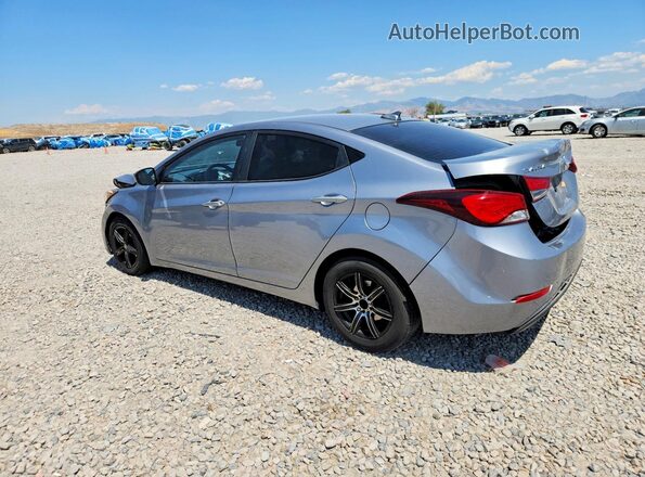 5NPDH4AEXGH700326 2016 HYUNDAI ELANTRA Gray უკანა მარცხენა