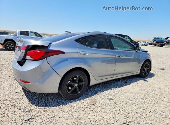 5NPDH4AEXGH700326 2016 HYUNDAI ELANTRA Gray უკანა მარჯვენა