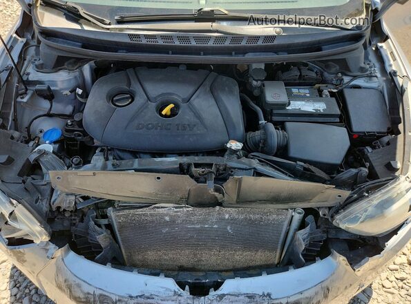 5NPDH4AEXGH700326 2016 HYUNDAI ELANTRA Gray უკანა სალონის ხედი